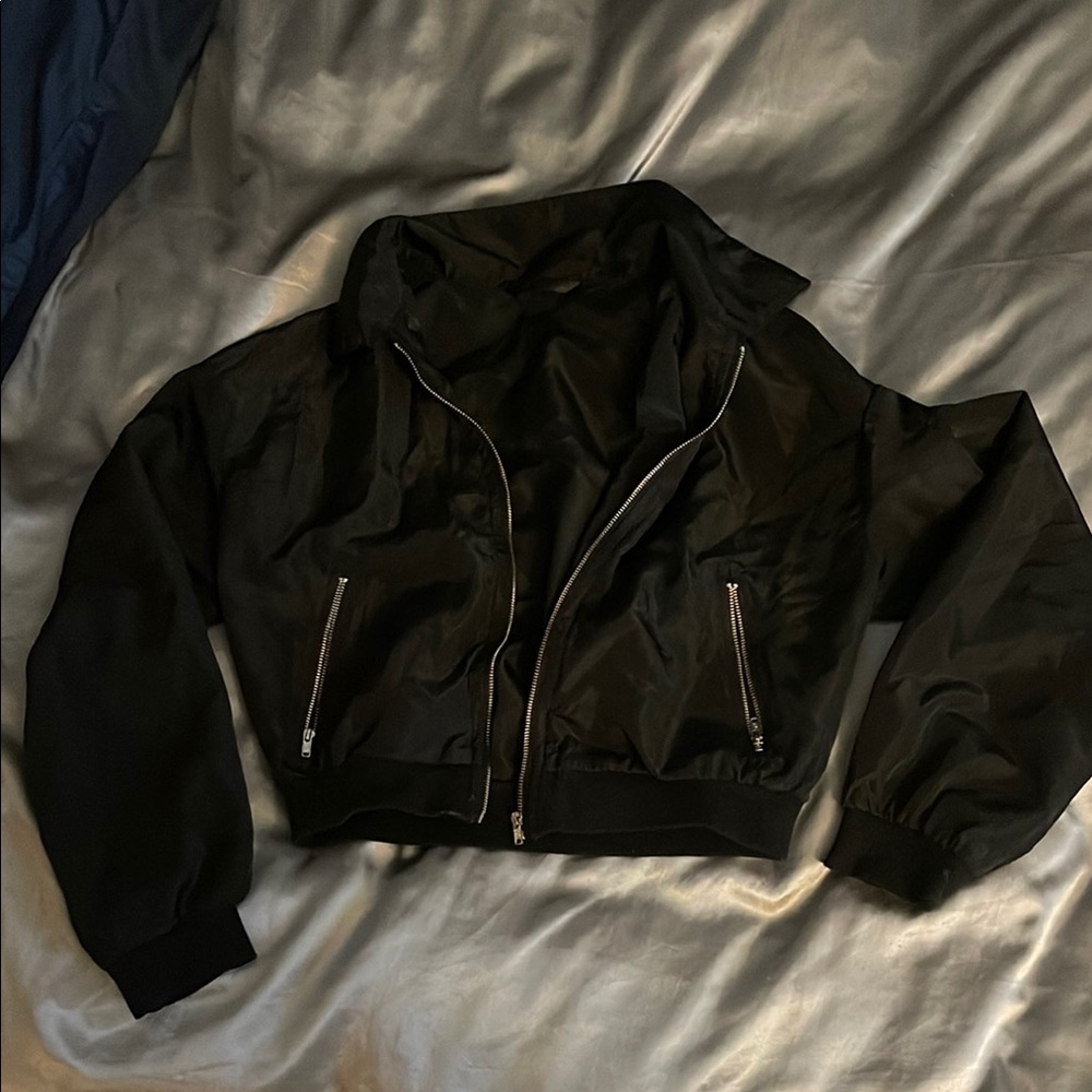 Black Zip-Up Jacket